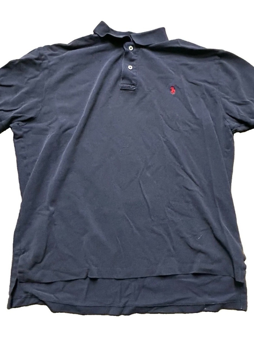 Men’s Polo Ralph Lauren Navy Blue Standard Fit Golf Polo Size Large